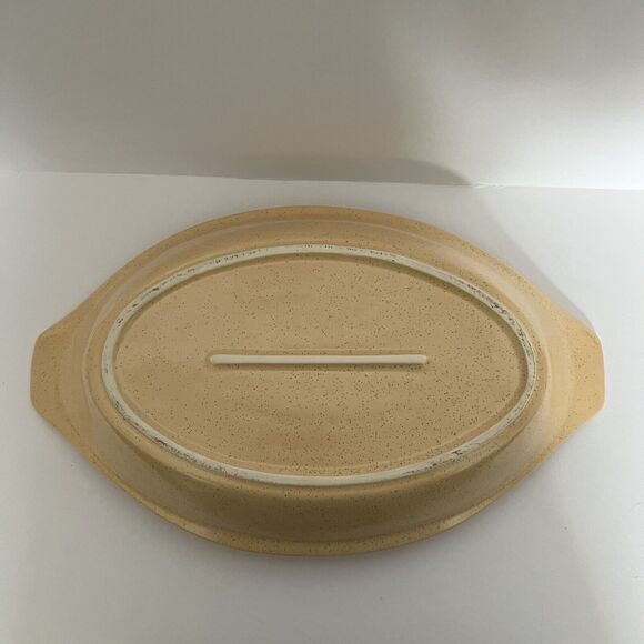 Vintage Treasure Craft Pottery 1970’s Butterfly Au Gratin Baking Dish - Picture 3 of 4